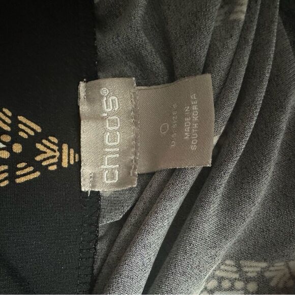 Chico's Size 0 ( Small 4-6 ) Multicolor Elastic Waist Pull-On Maxi Skirt - Picture 2 of 8